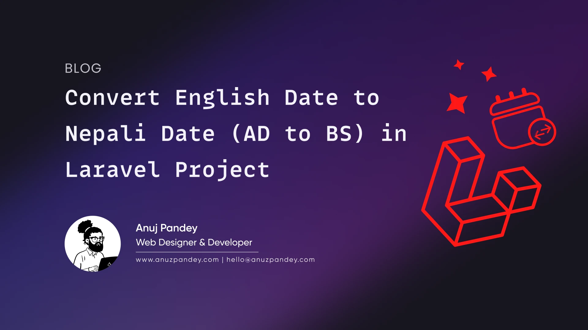 Convert English Date to Nepali Date (AD to BS) in Laravel Project