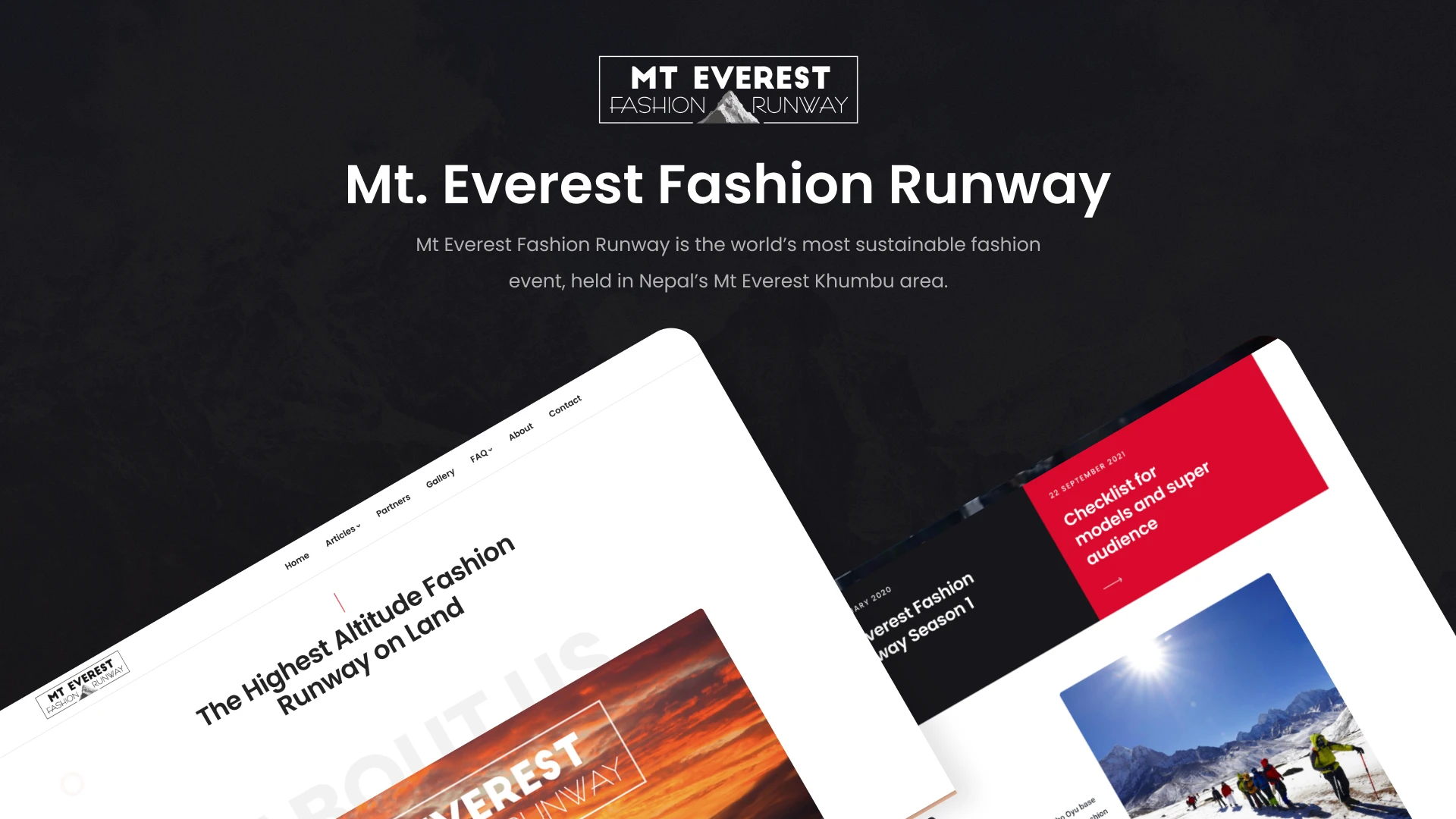 Mt. Everest Fashion Runway